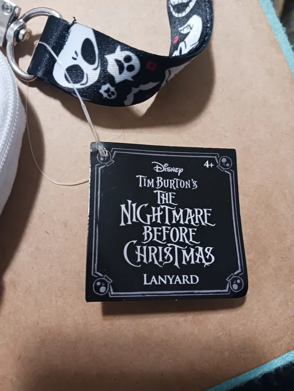 Disney Nightmare Before Christmas Jack Coin Purse Lanyard Card Holder NWT